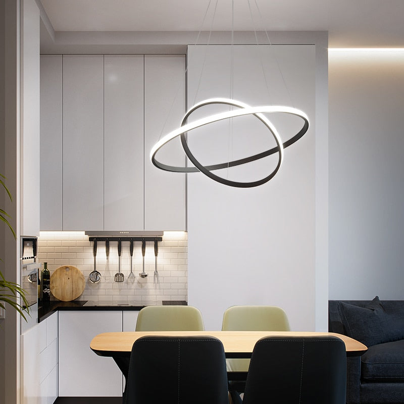 Arisha Pendelleuchte Modern Ring LED  Ess/Schlaf/Wohnzimmer