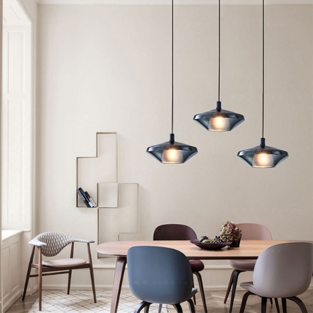 Valentina Modern Glas Pendelleuchte Wohnzimmer