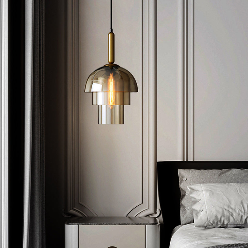 Valentina Modern Metall Glas Pendelleuchte Wohnzimmer Schlafzimmer