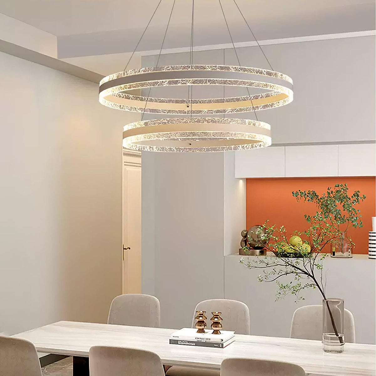 Aroxen Pendelleuchte modern LED Kreisschirme