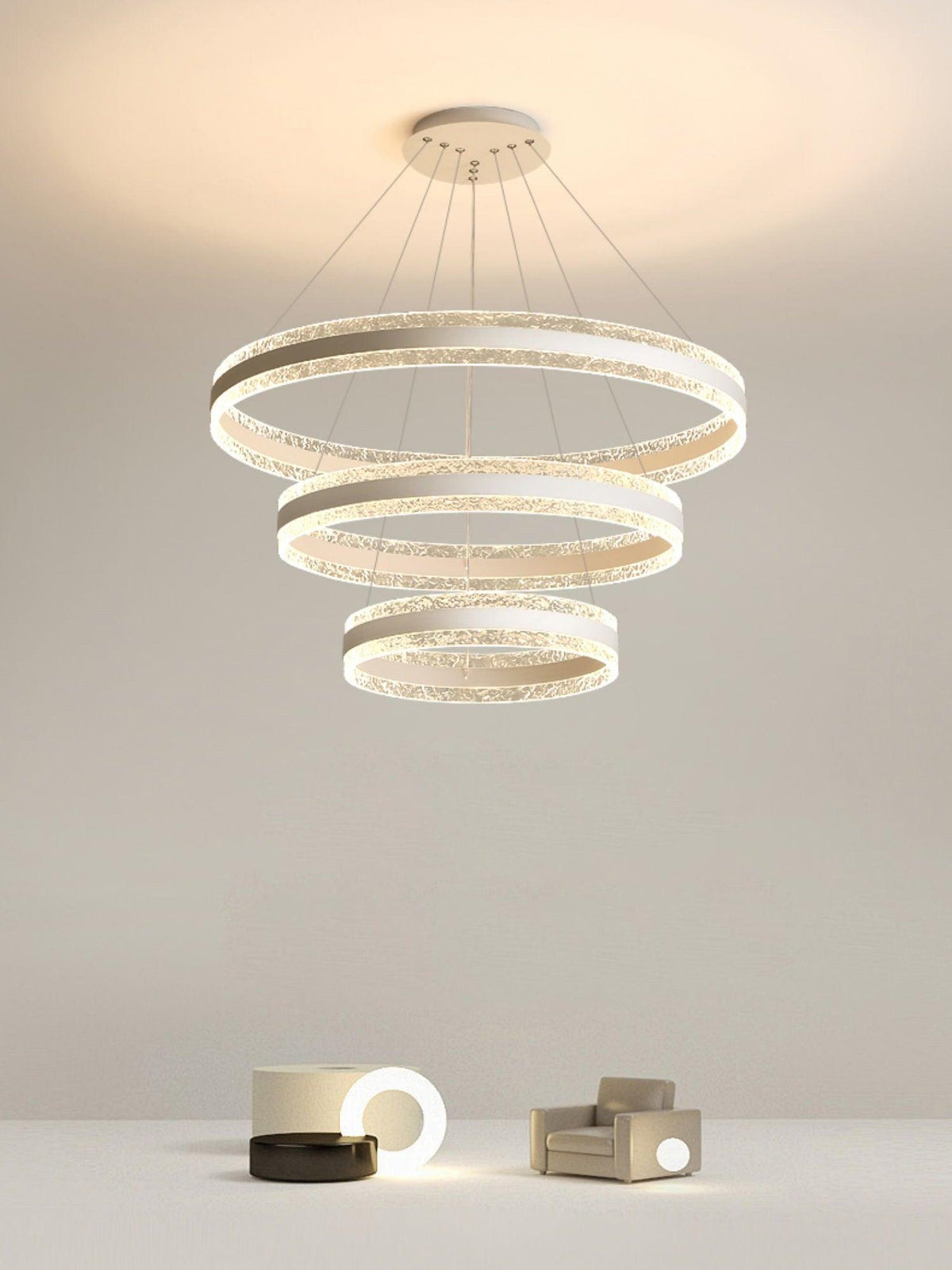 Aroxen Pendelleuchte modern LED Kreisschirme