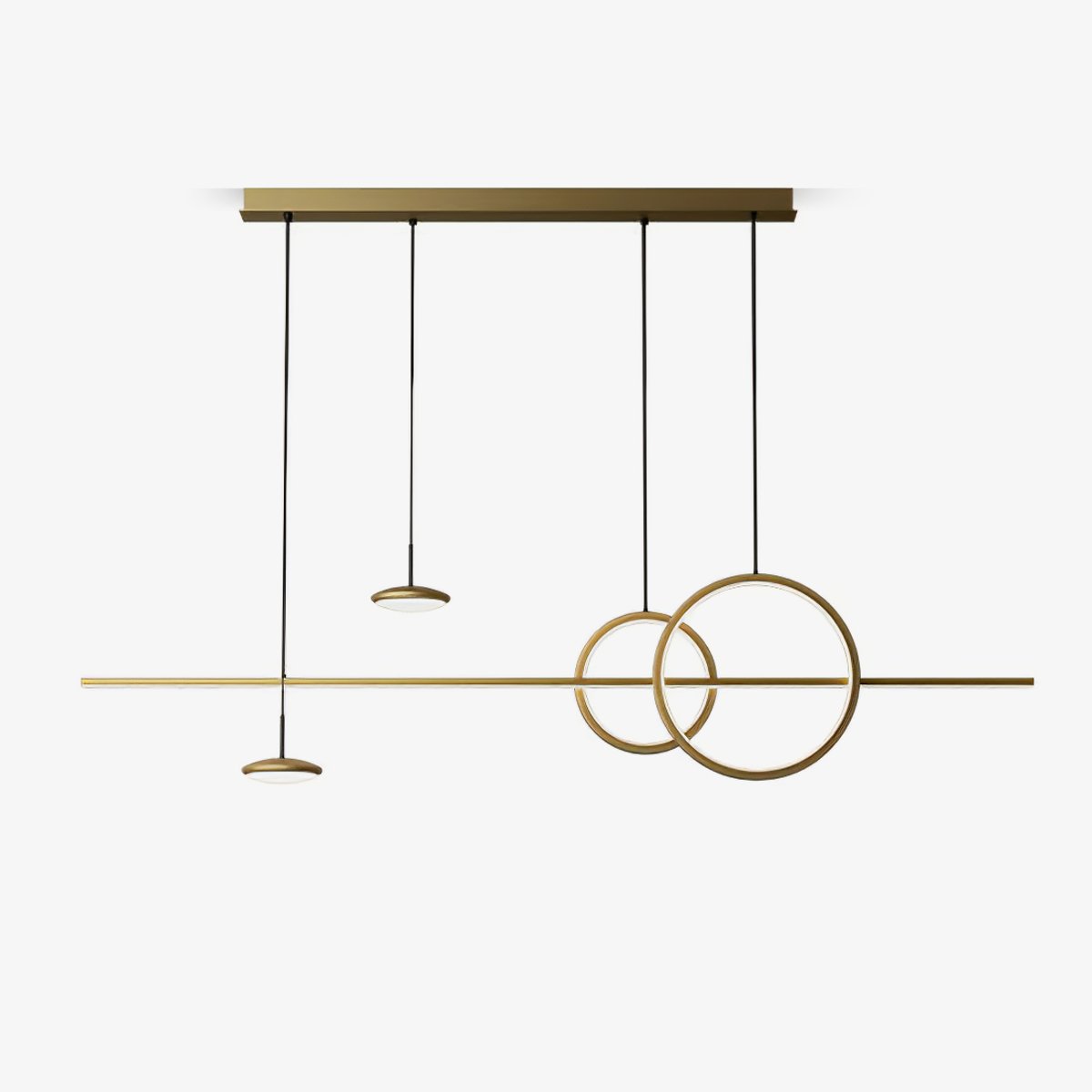 Tildas Pendelleuchte Geometrischer Ring Minimalistisch