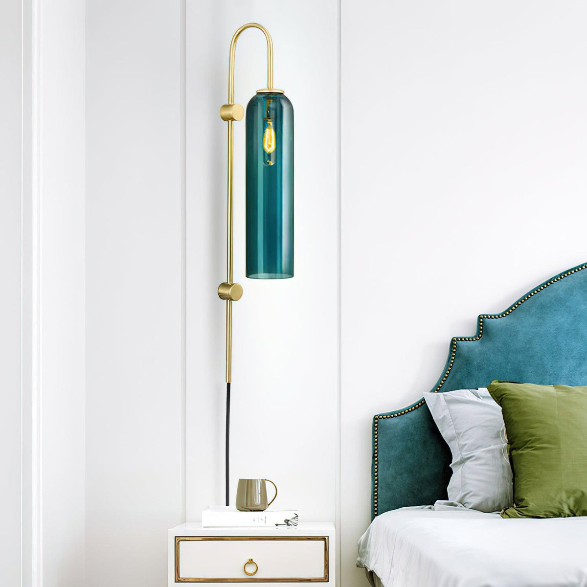 Talor Moderne Glas-Wandleuchte