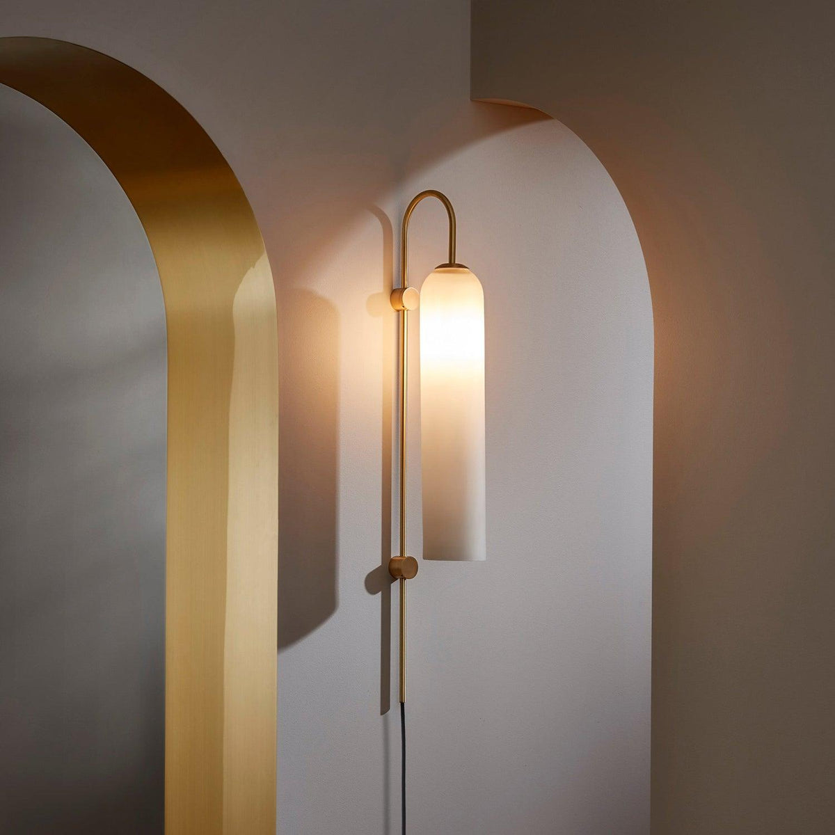 Talor Moderne Glas-Wandleuchte
