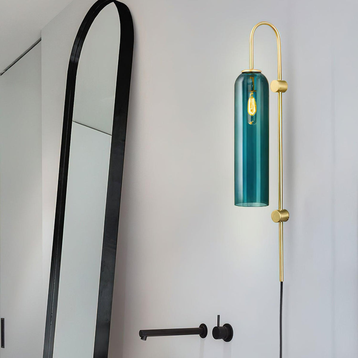 Talor Moderne Glas-Wandleuchte