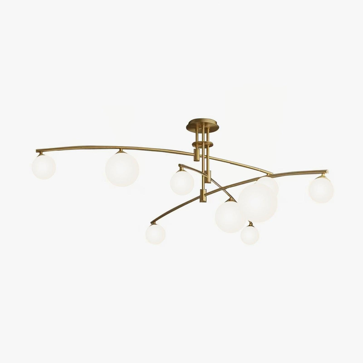 Dluxen Kronleuchter Long Arm moderne 6-Light