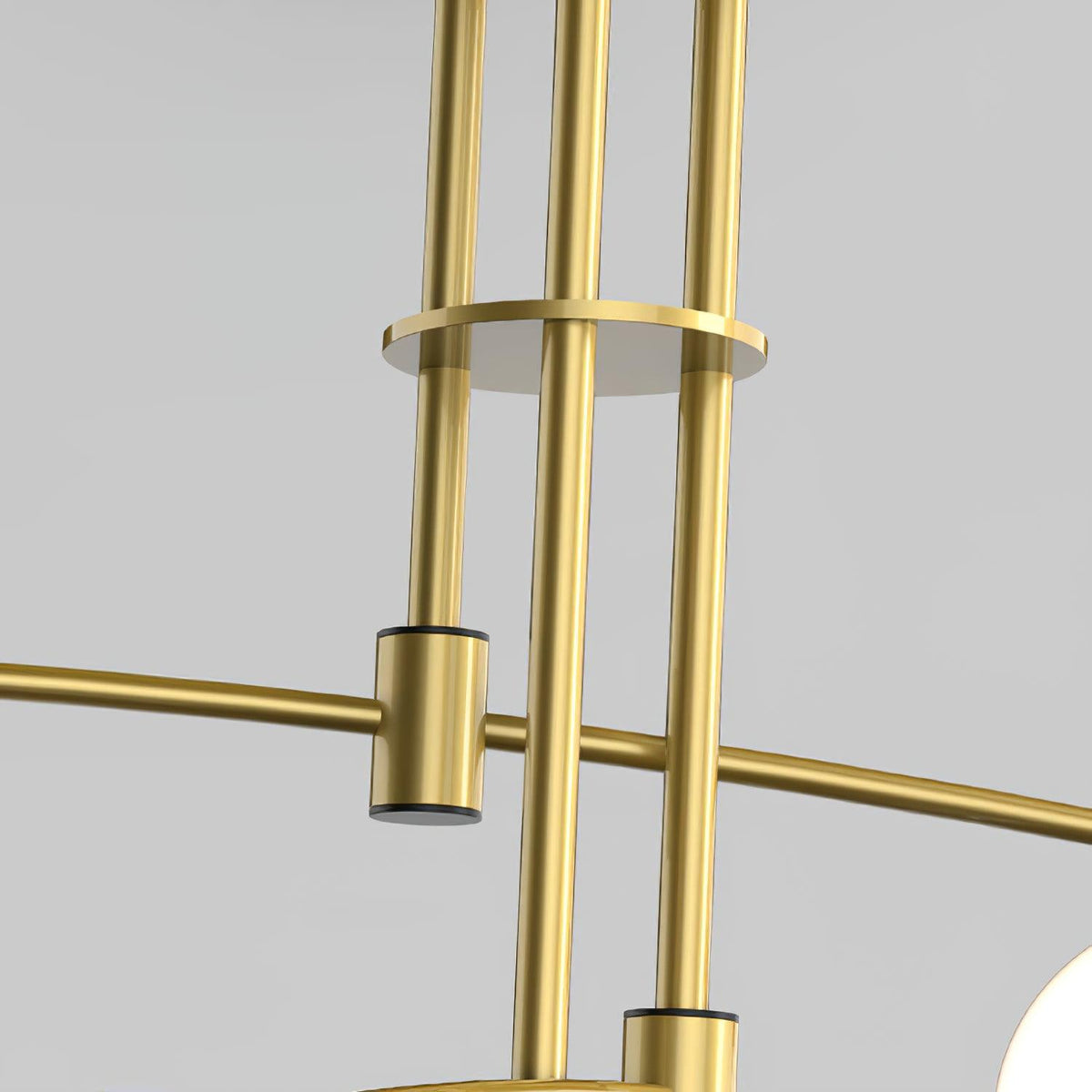 Dluxen Kronleuchter Long Arm moderne 6-Light