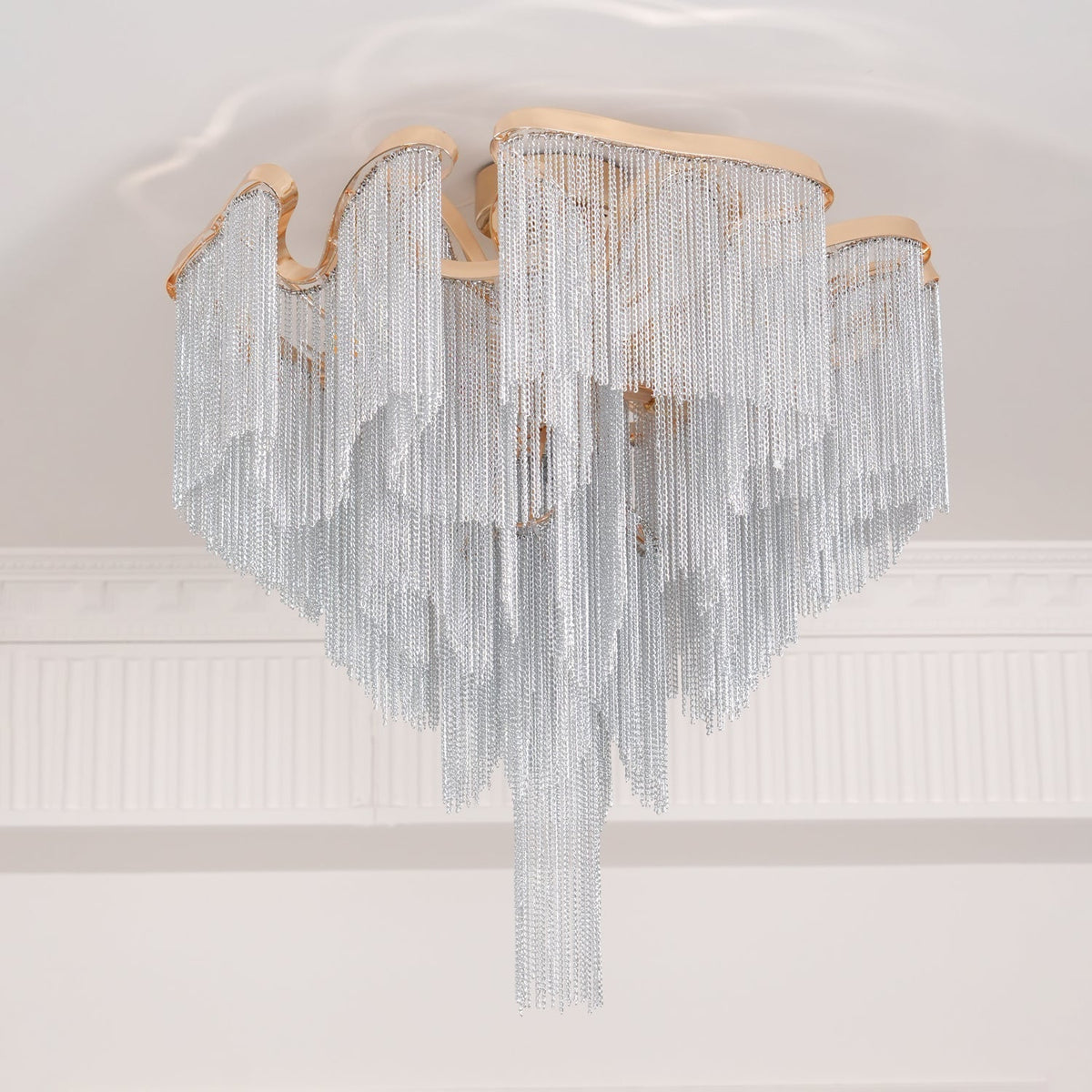Mevrin Deckenleuchte zeitgenössische Tassel-Kunst moderne Ausführung