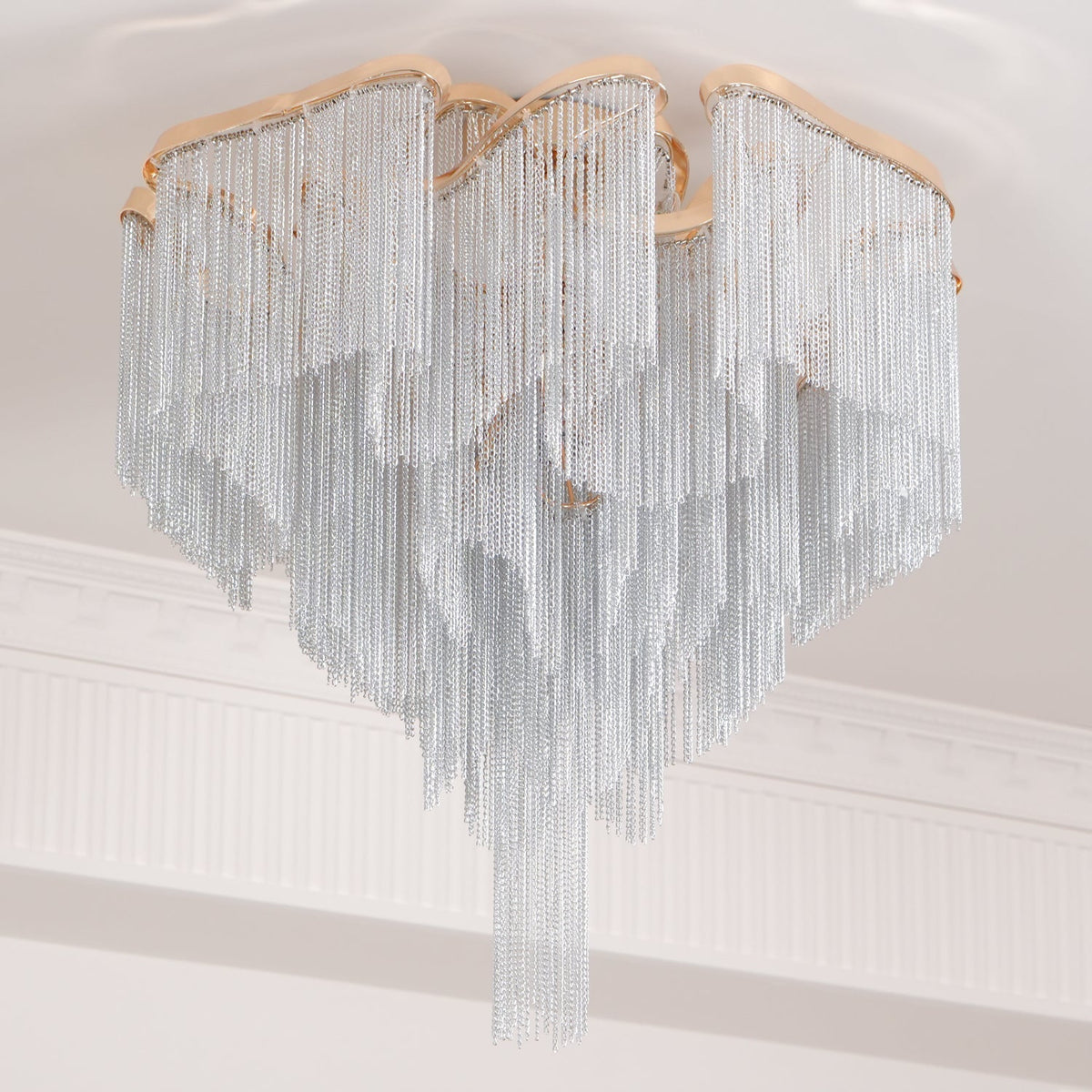 Mevrin Deckenleuchte zeitgenössische Tassel-Kunst moderne Ausführung