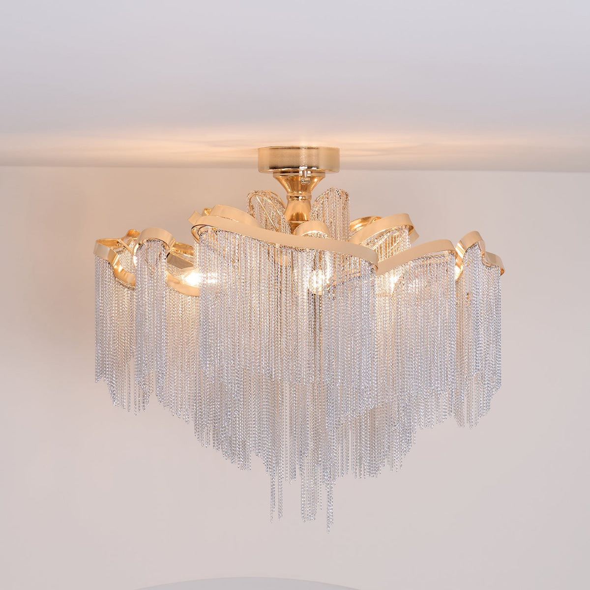 Mevrin Deckenleuchte zeitgenössische Tassel-Kunst moderne Ausführung