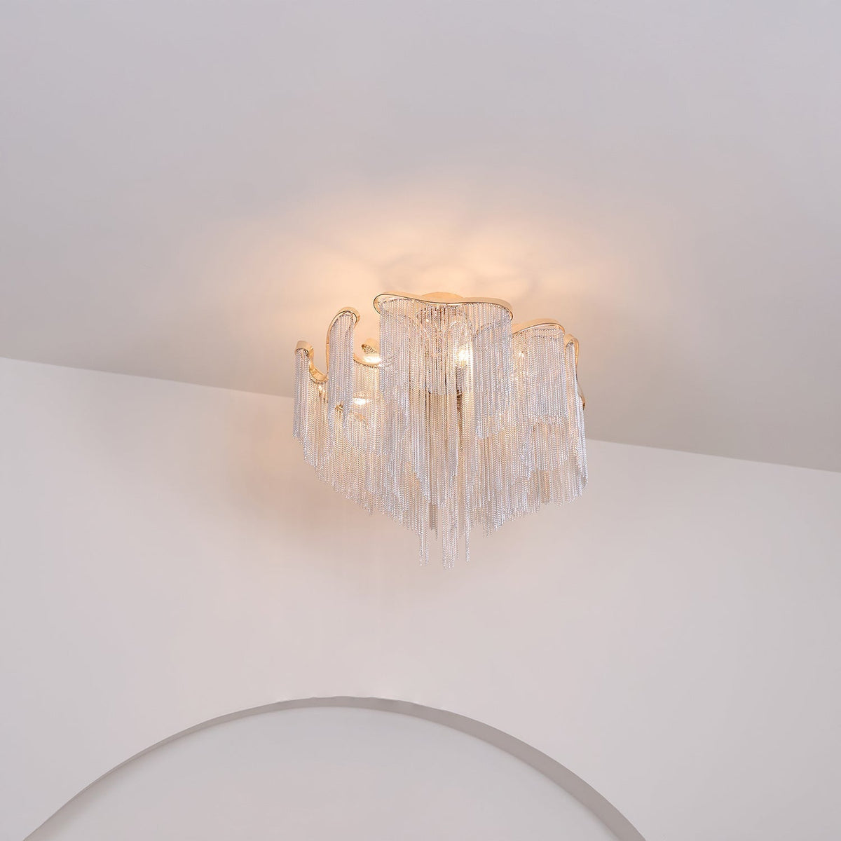 Mevrin Deckenleuchte zeitgenössische Tassel-Kunst moderne Ausführung