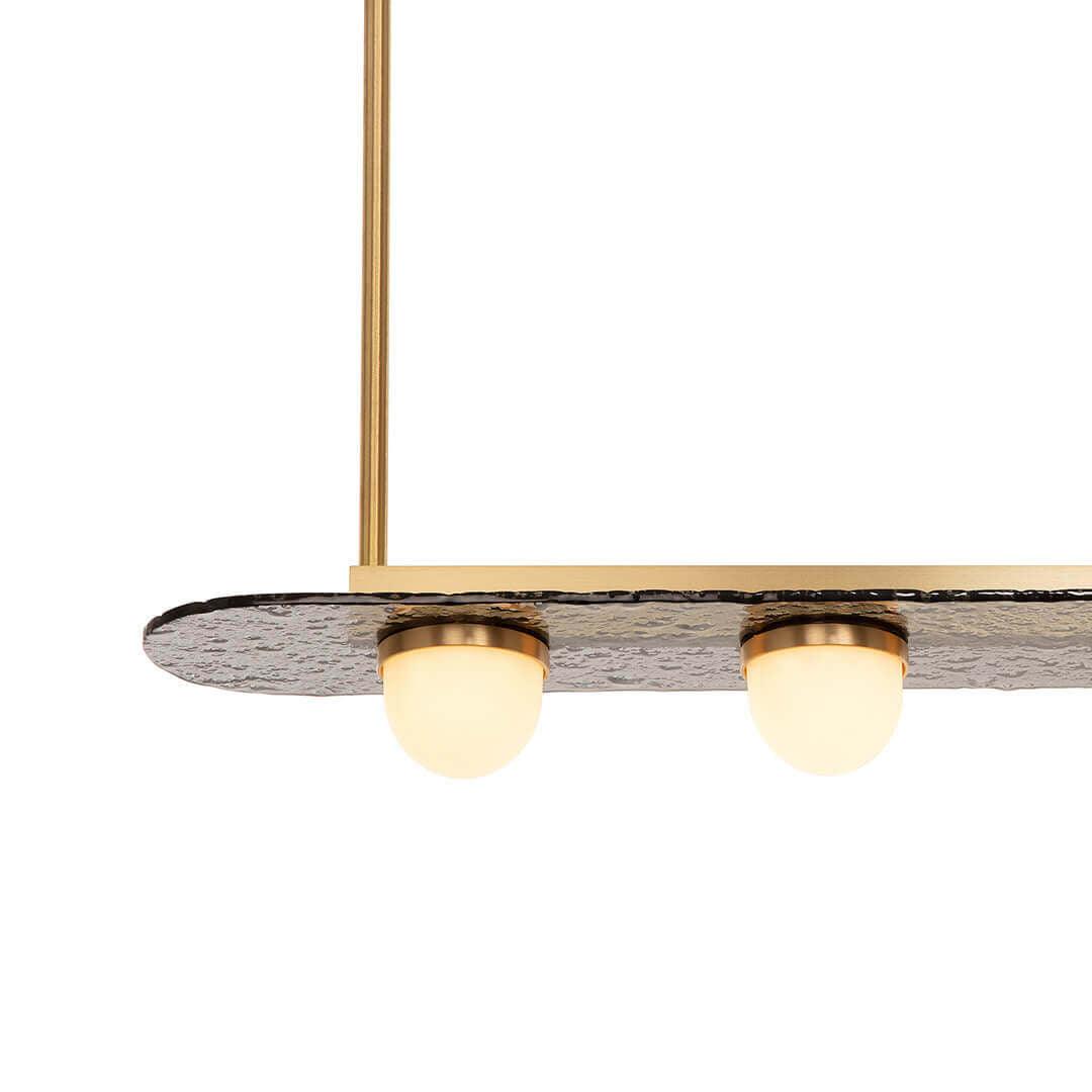 Solerelle Kronleuchter LED Linear Goldrahmen