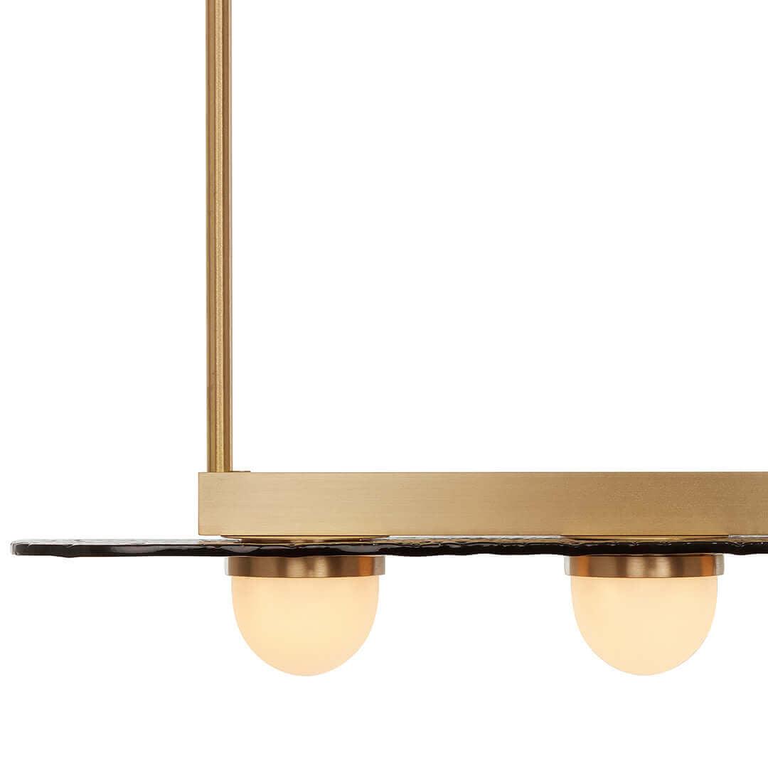 Solerelle Kronleuchter LED Linear Goldrahmen