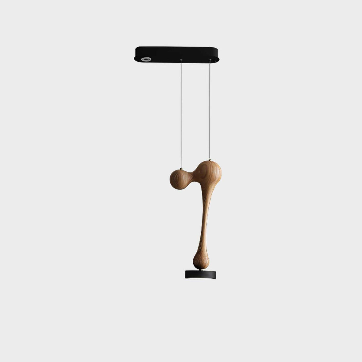 Drovia rustike Pendelleuchte aus Holz