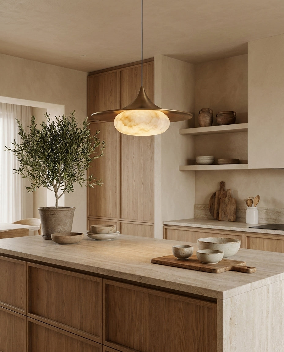 Fallowcrest Alabaster-Pendelleuchte