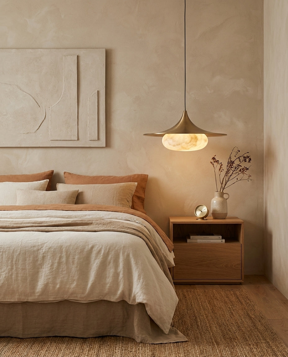Fallowcrest Alabaster-Pendelleuchte