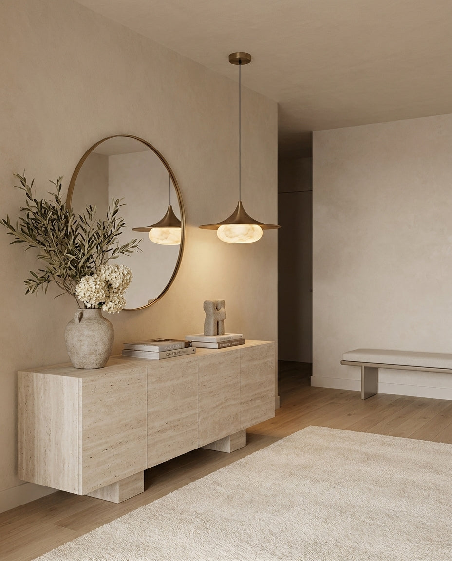Fallowcrest Alabaster-Pendelleuchte