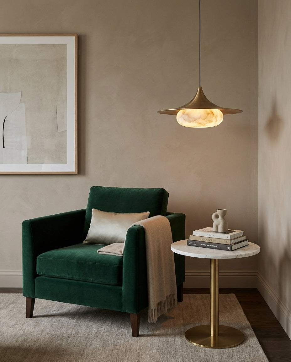 Fallowcrest Alabaster-Pendelleuchte