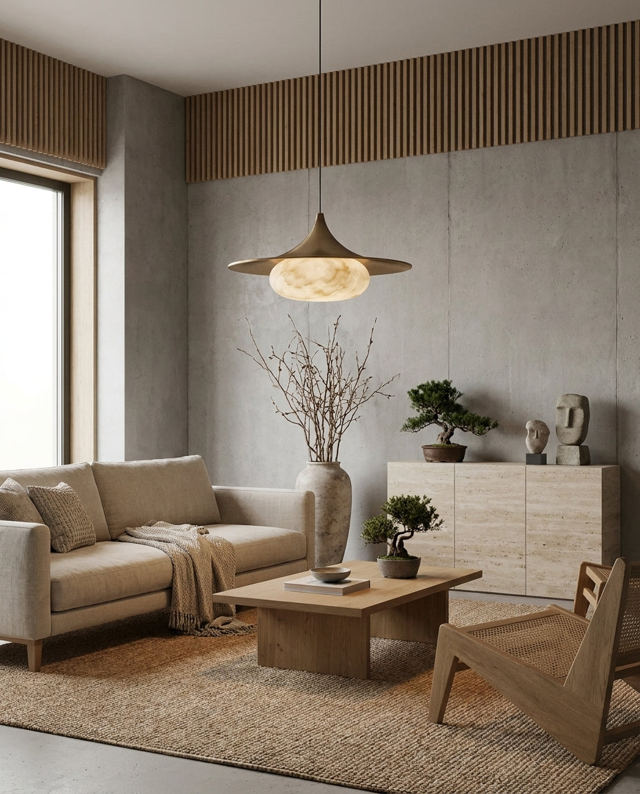 Fallowcrest Alabaster-Pendelleuchte