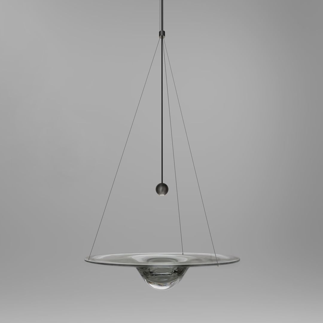 Aurivine Messing minimalistische Pendelleuchte