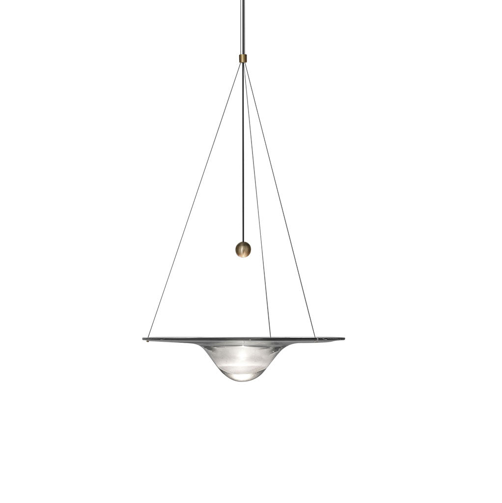 Aurivine Messing minimalistische Pendelleuchte