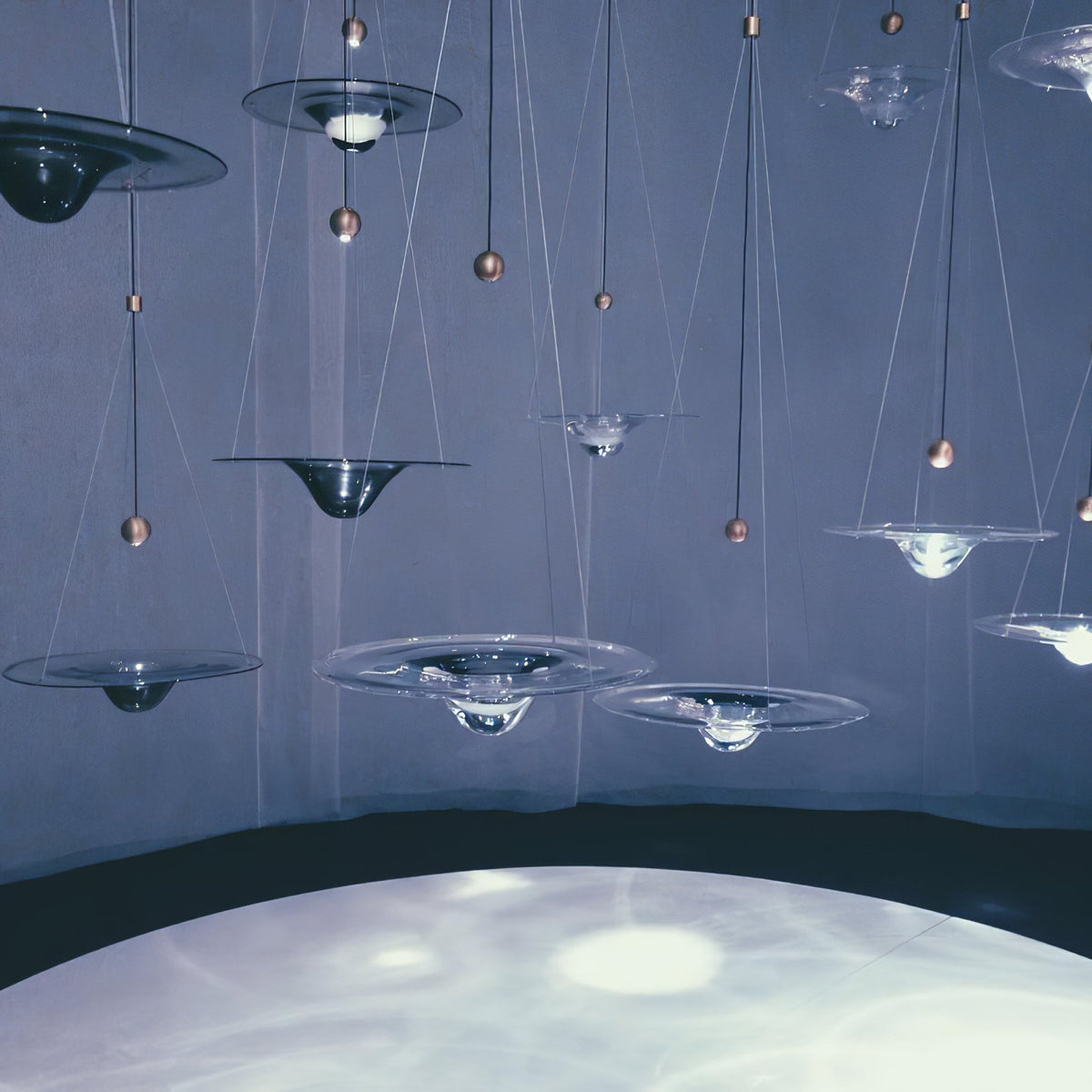 Aurivine Messing minimalistische Pendelleuchte
