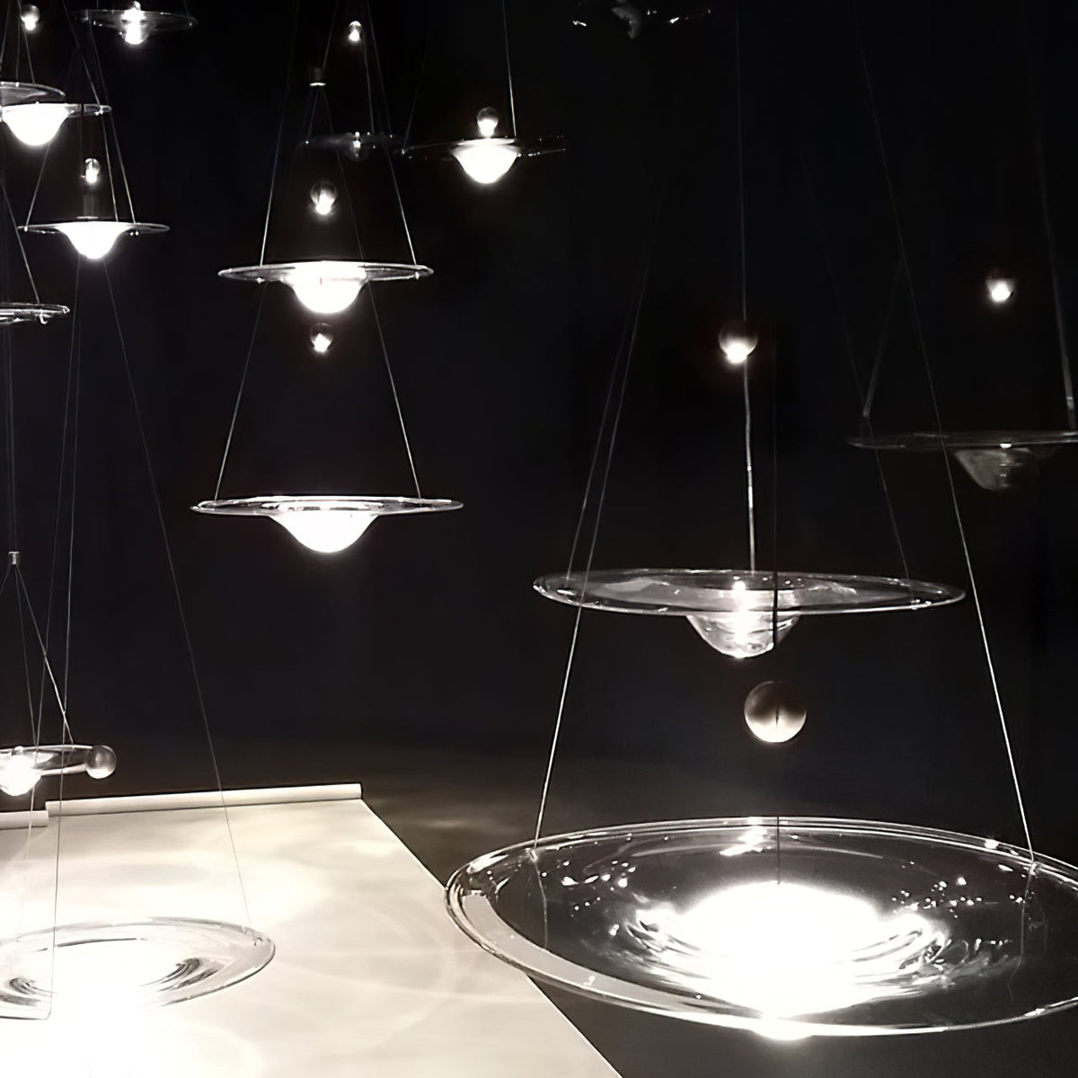 Aurivine Messing minimalistische Pendelleuchte