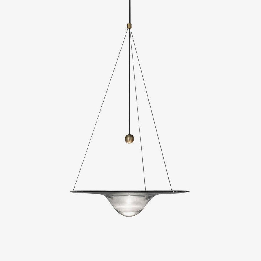 Aurivine Messing minimalistische Pendelleuchte
