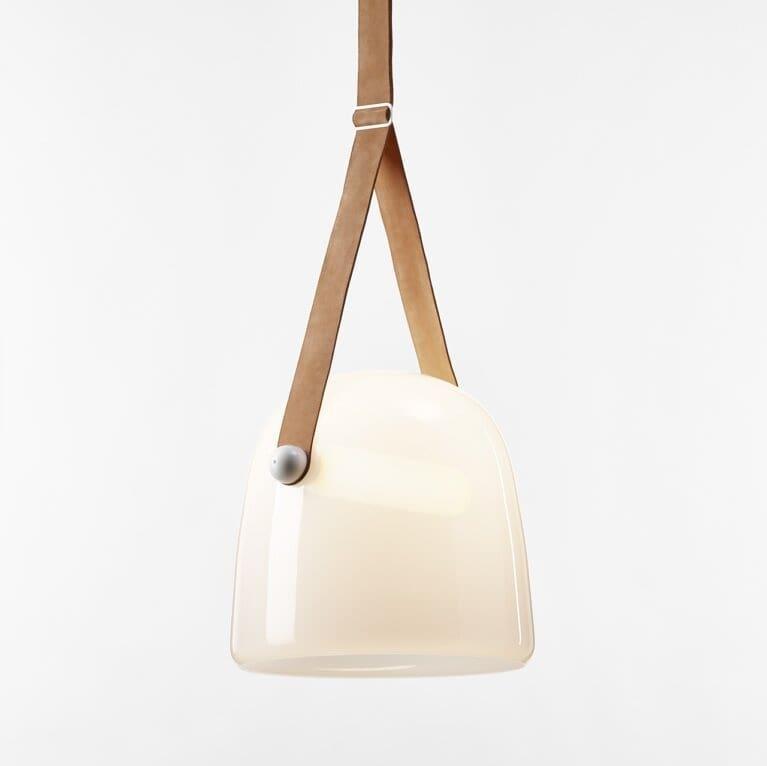 Averisce Pendelleuchte aus Leder im Industrie-Stil