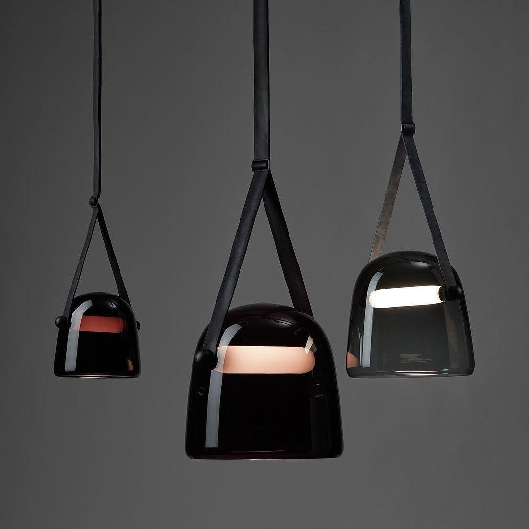 Averisce Pendelleuchte aus Leder im Industrie-Stil