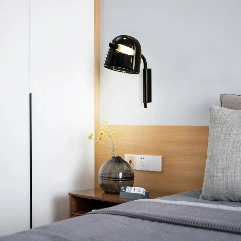 Penumbra Premium zeitgenössische Kunstglas-Wandleuchte
