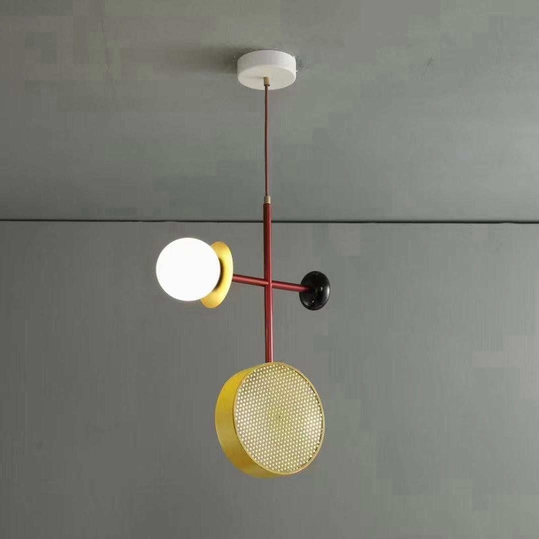Daxl Vintage-Glas-Pendelleuchte