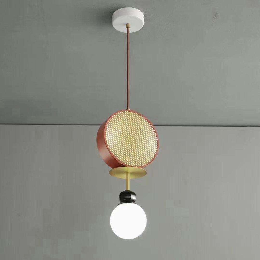 Daxl Vintage-Glas-Pendelleuchte