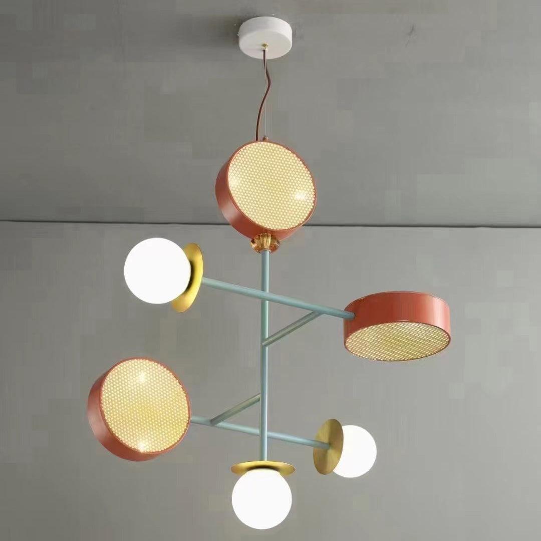 Daxl Vintage-Glas-Pendelleuchte