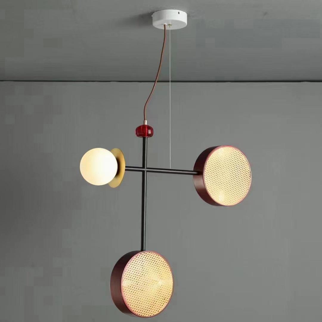 Daxl Vintage-Glas-Pendelleuchte