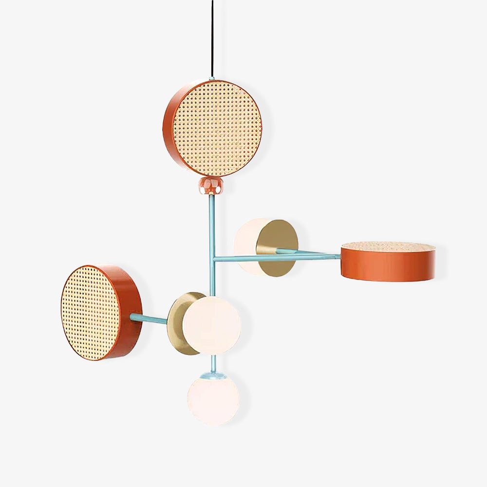 Daxl Vintage-Glas-Pendelleuchte