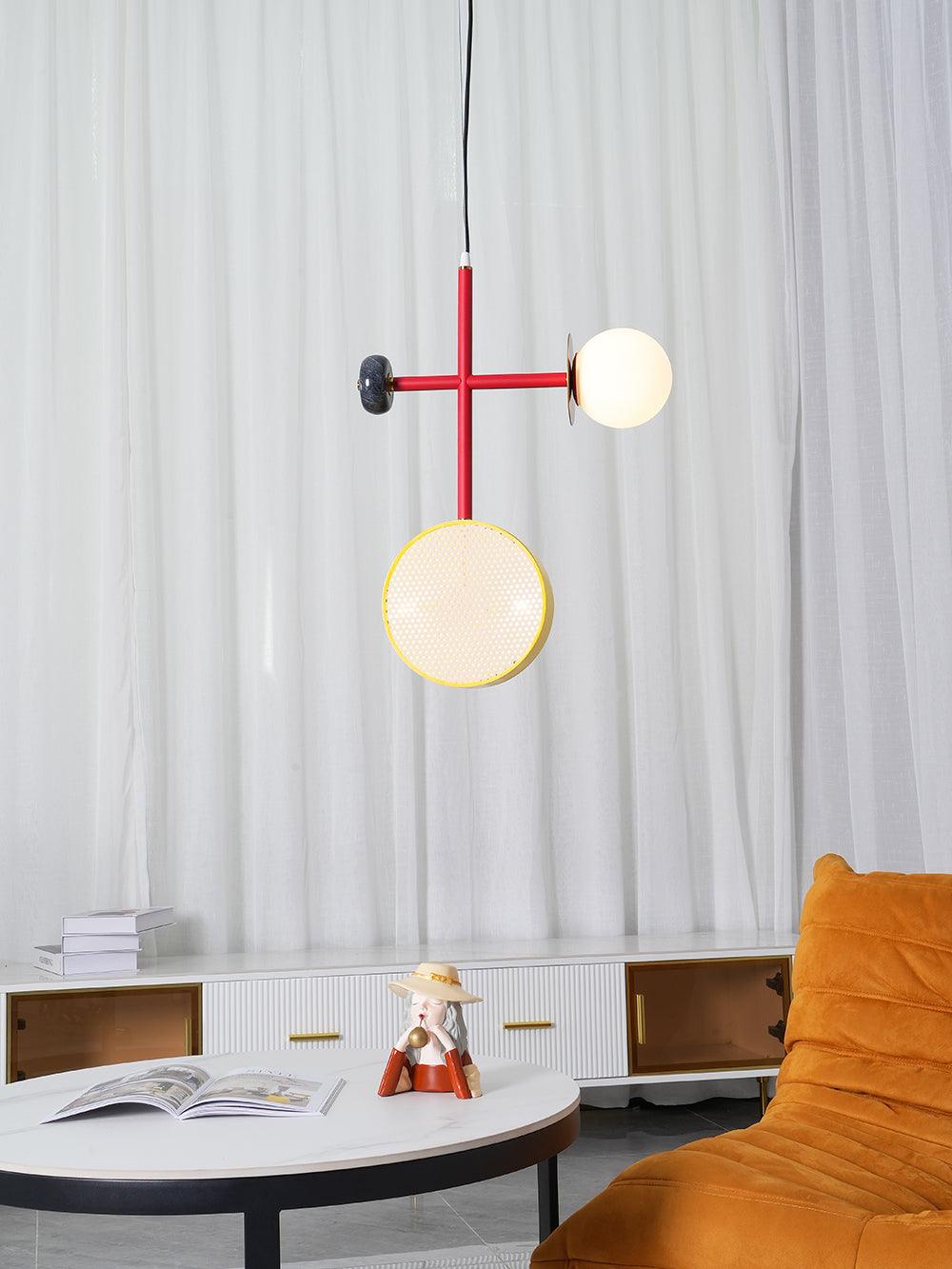 Daxl Vintage-Glas-Pendelleuchte