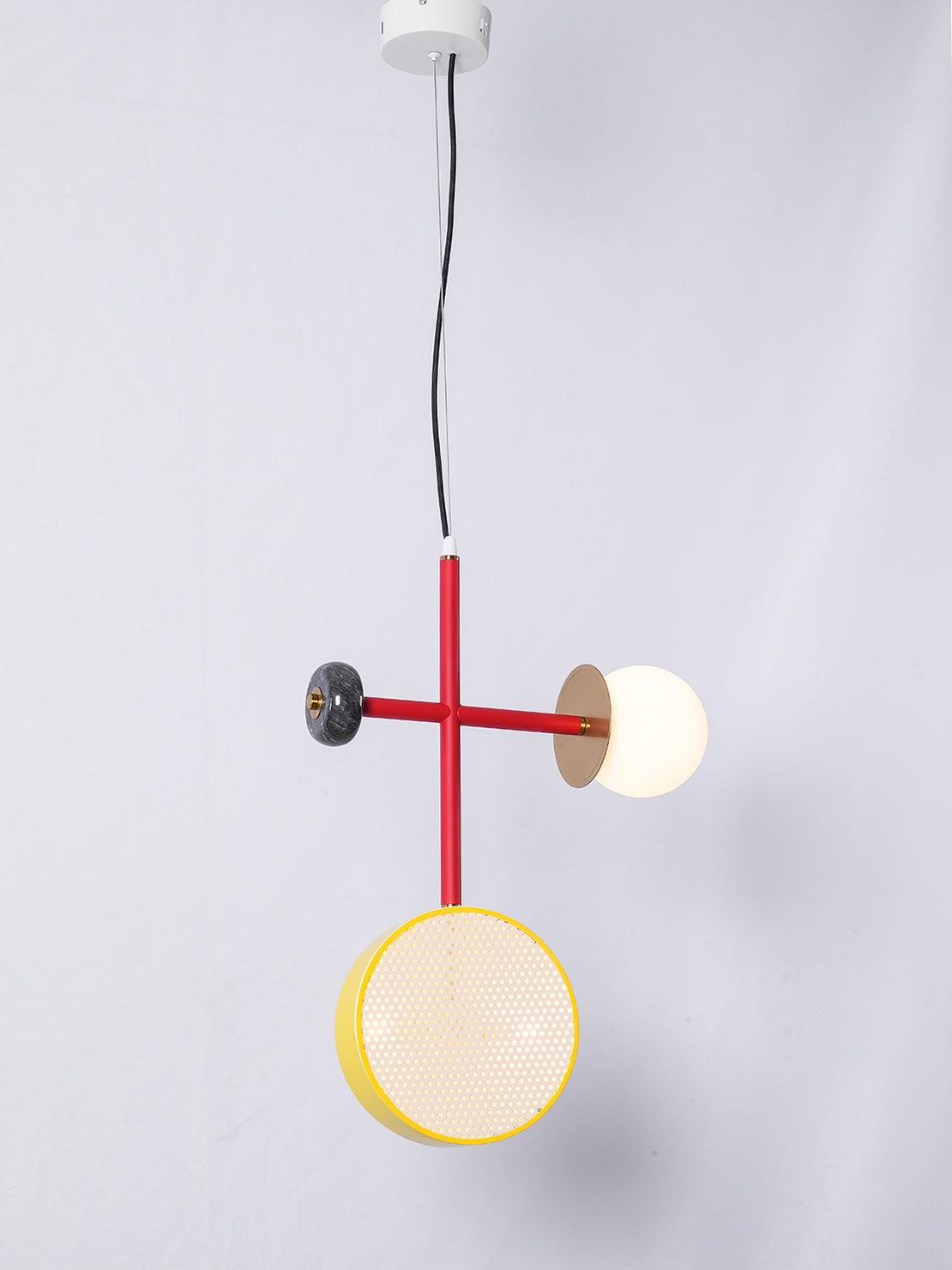 Daxl Vintage-Glas-Pendelleuchte