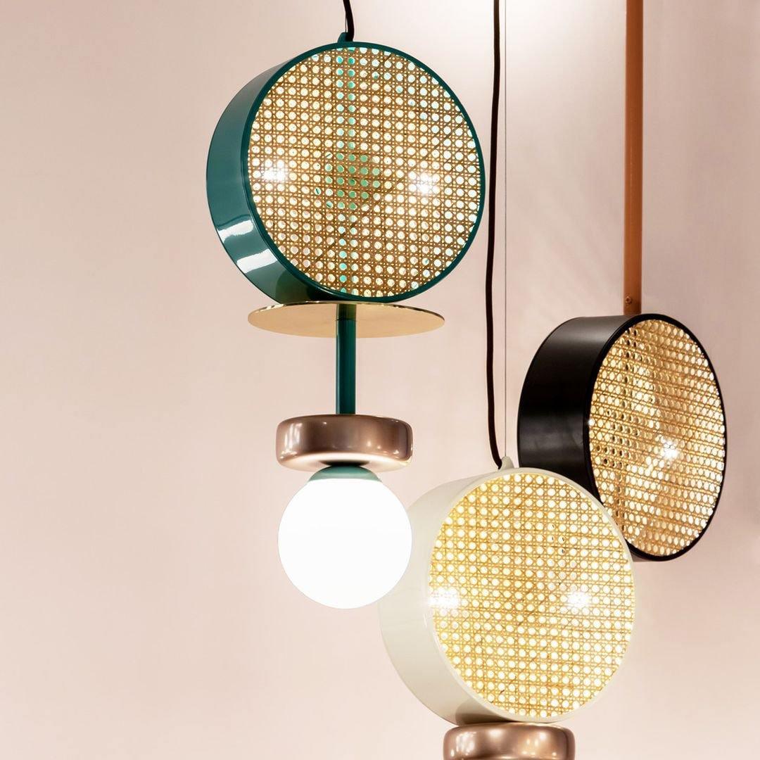 Daxl Vintage-Glas-Pendelleuchte
