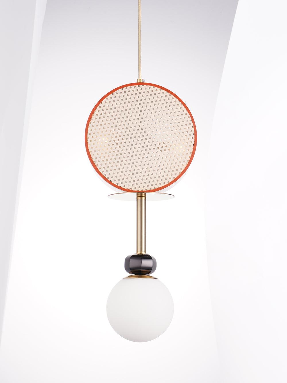 Daxl Vintage-Glas-Pendelleuchte