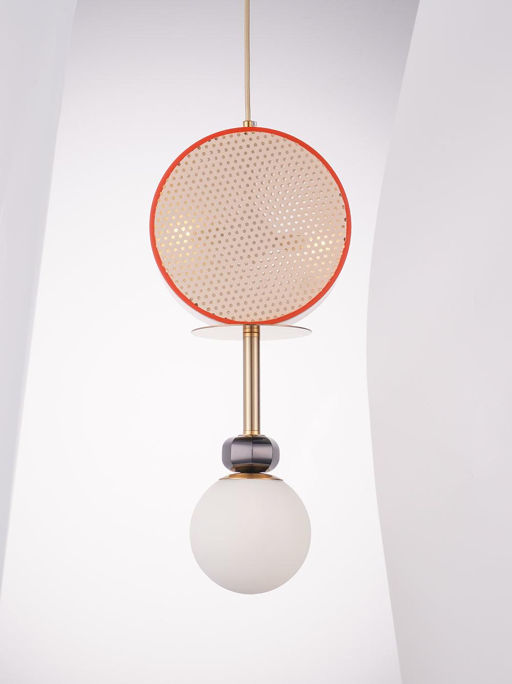 Daxl Vintage-Glas-Pendelleuchte