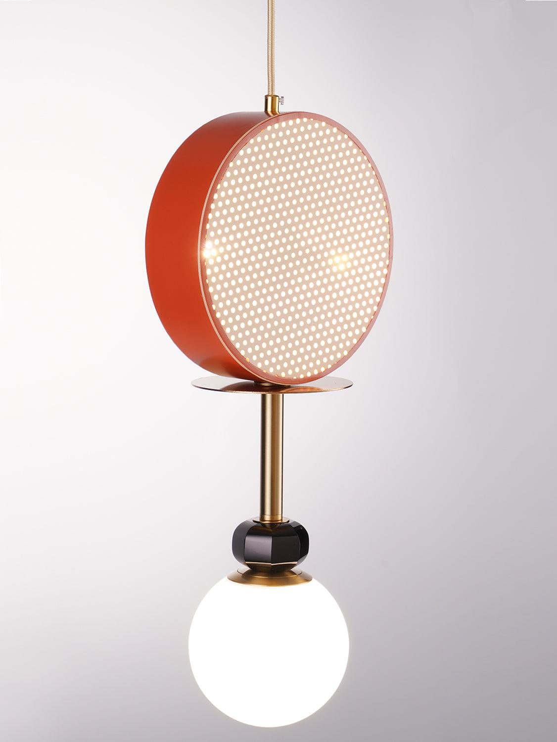 Daxl Vintage-Glas-Pendelleuchte