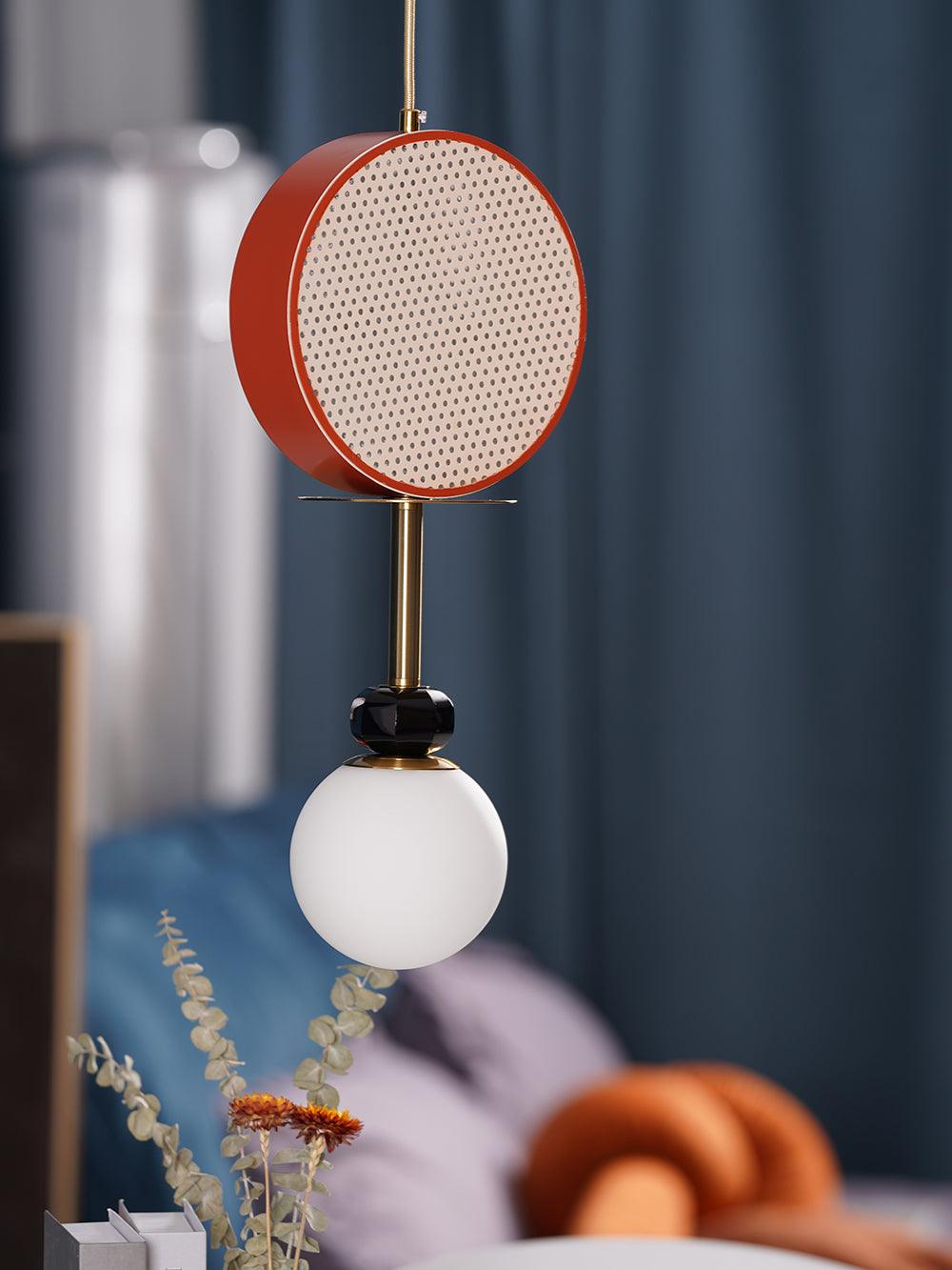 Daxl Vintage-Glas-Pendelleuchte