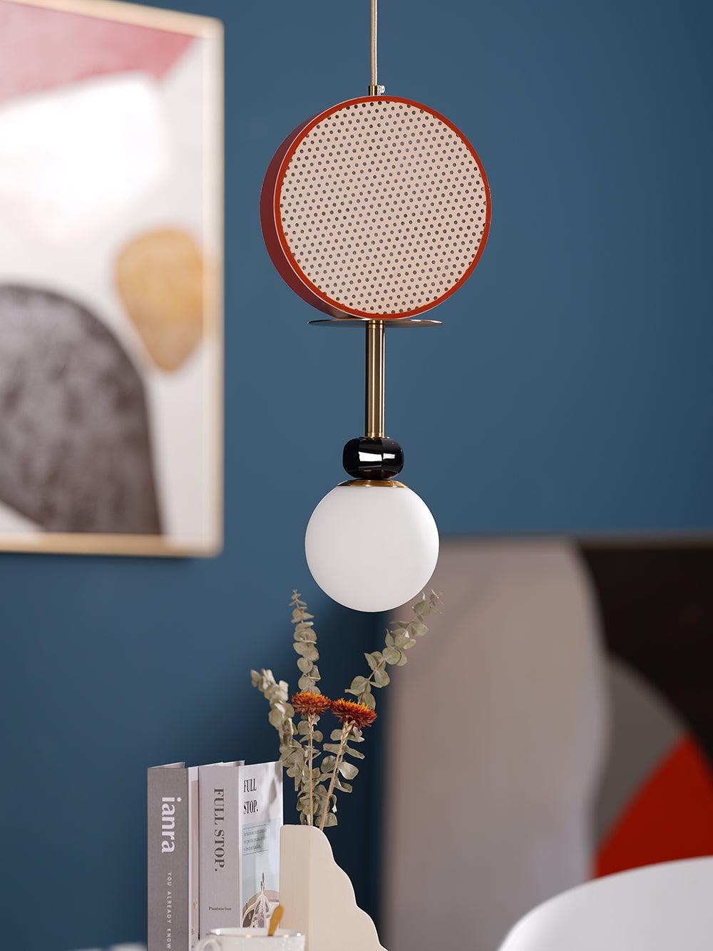 Daxl Vintage-Glas-Pendelleuchte