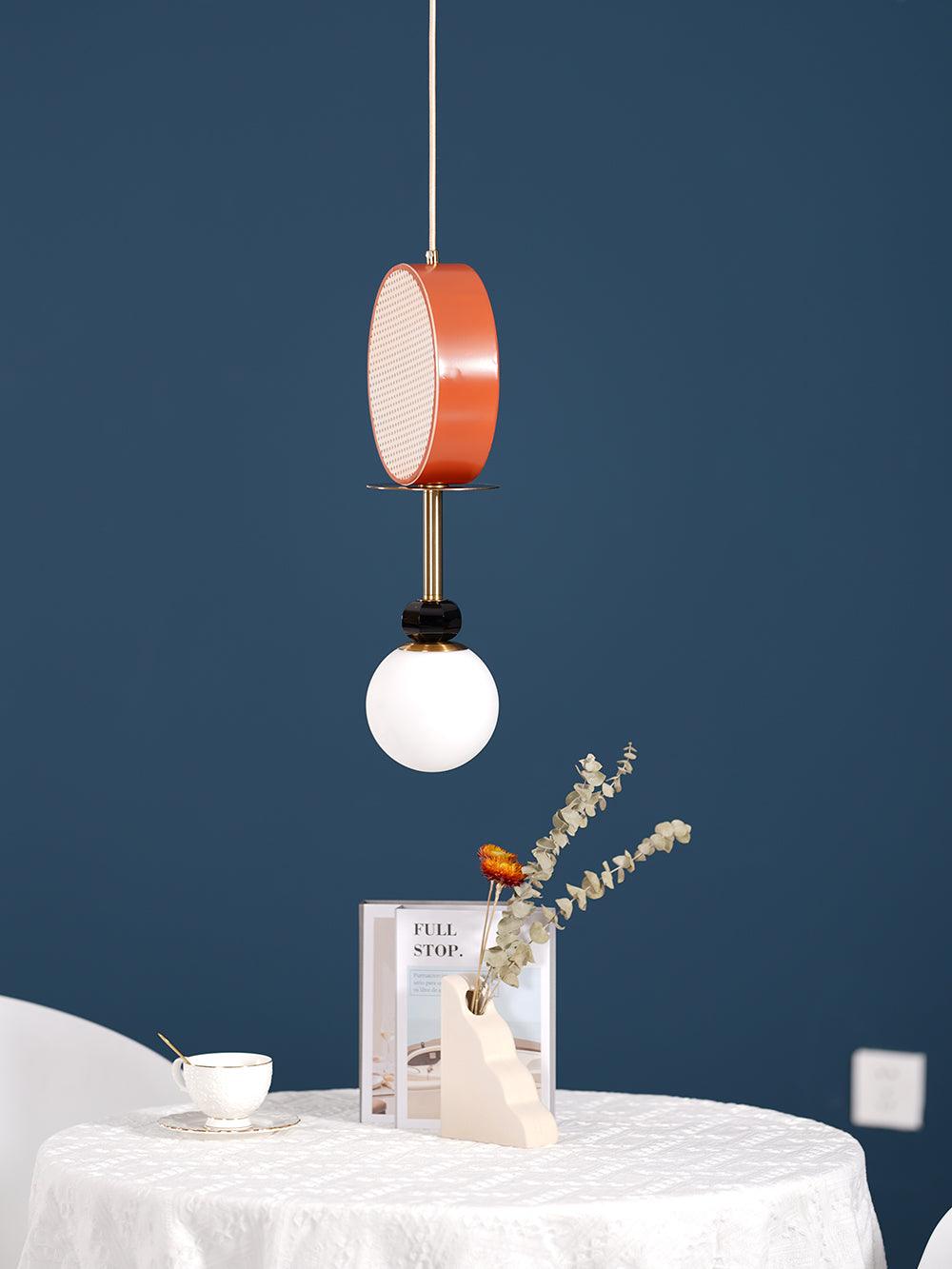 Daxl Vintage-Glas-Pendelleuchte