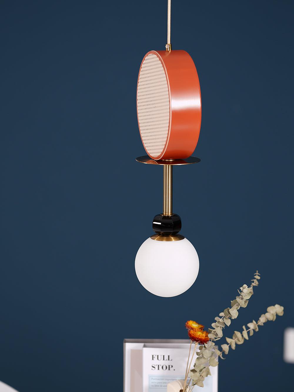 Daxl Vintage-Glas-Pendelleuchte