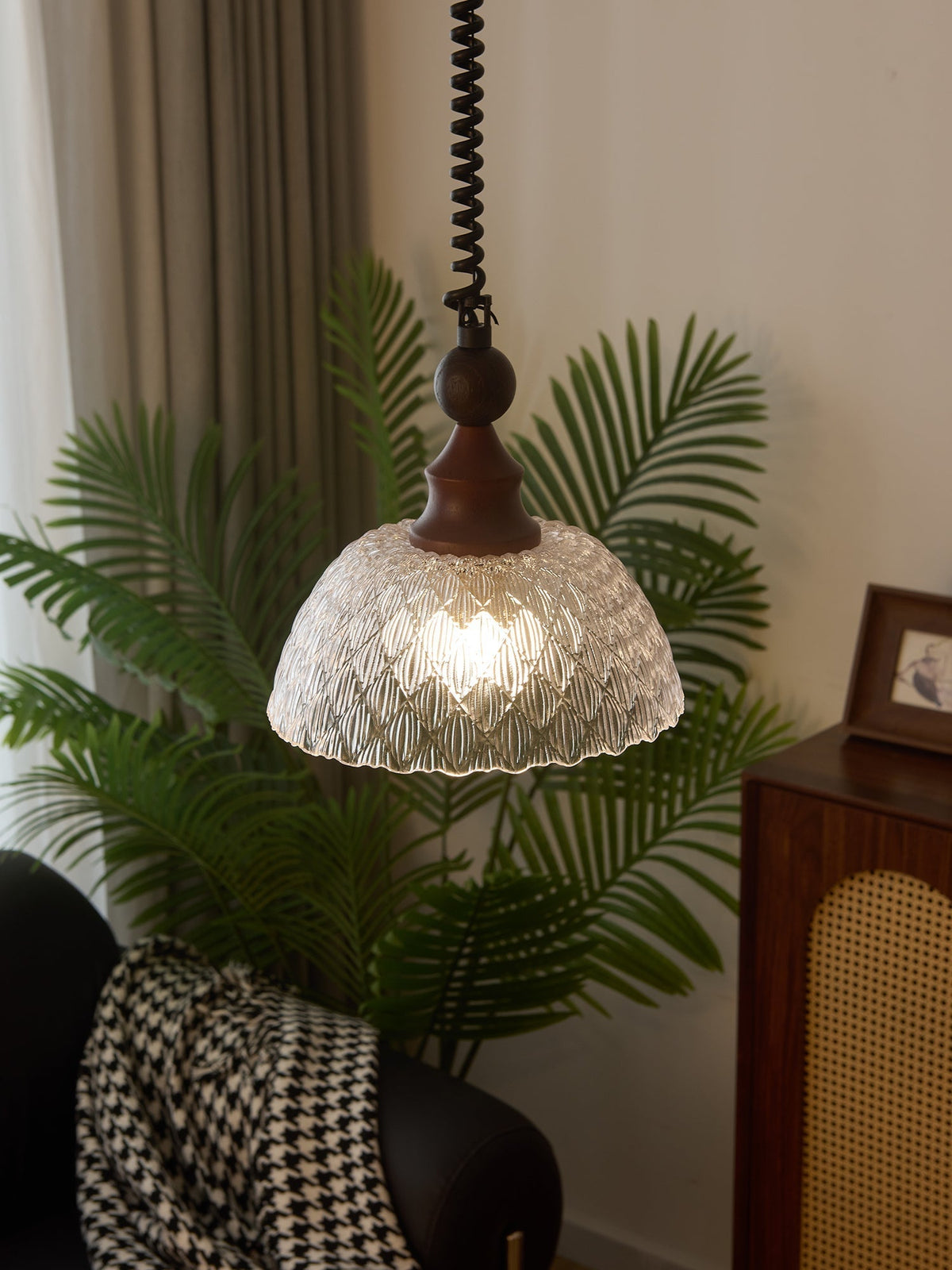 Nydoreth Elegance Vintage Art Pendelleuchte aus Holz
