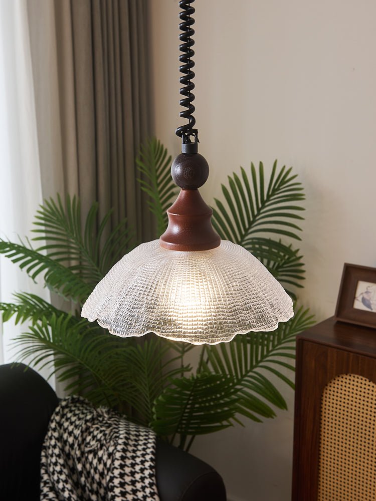 Nydoreth Elegance Vintage Art Pendelleuchte aus Holz