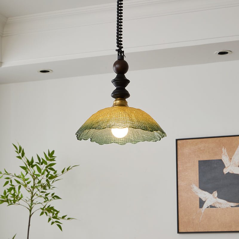 Nydoreth Elegance Vintage Art Pendelleuchte aus Holz
