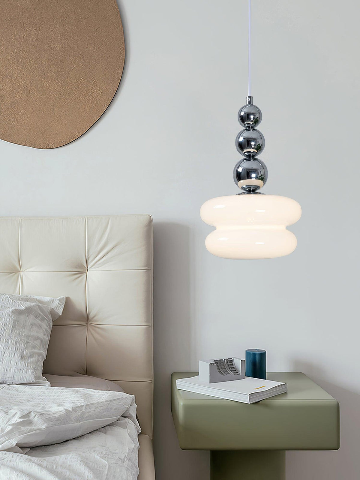 Aurelin Pendelleuchte aus Glas in künstlerischer Ausführung